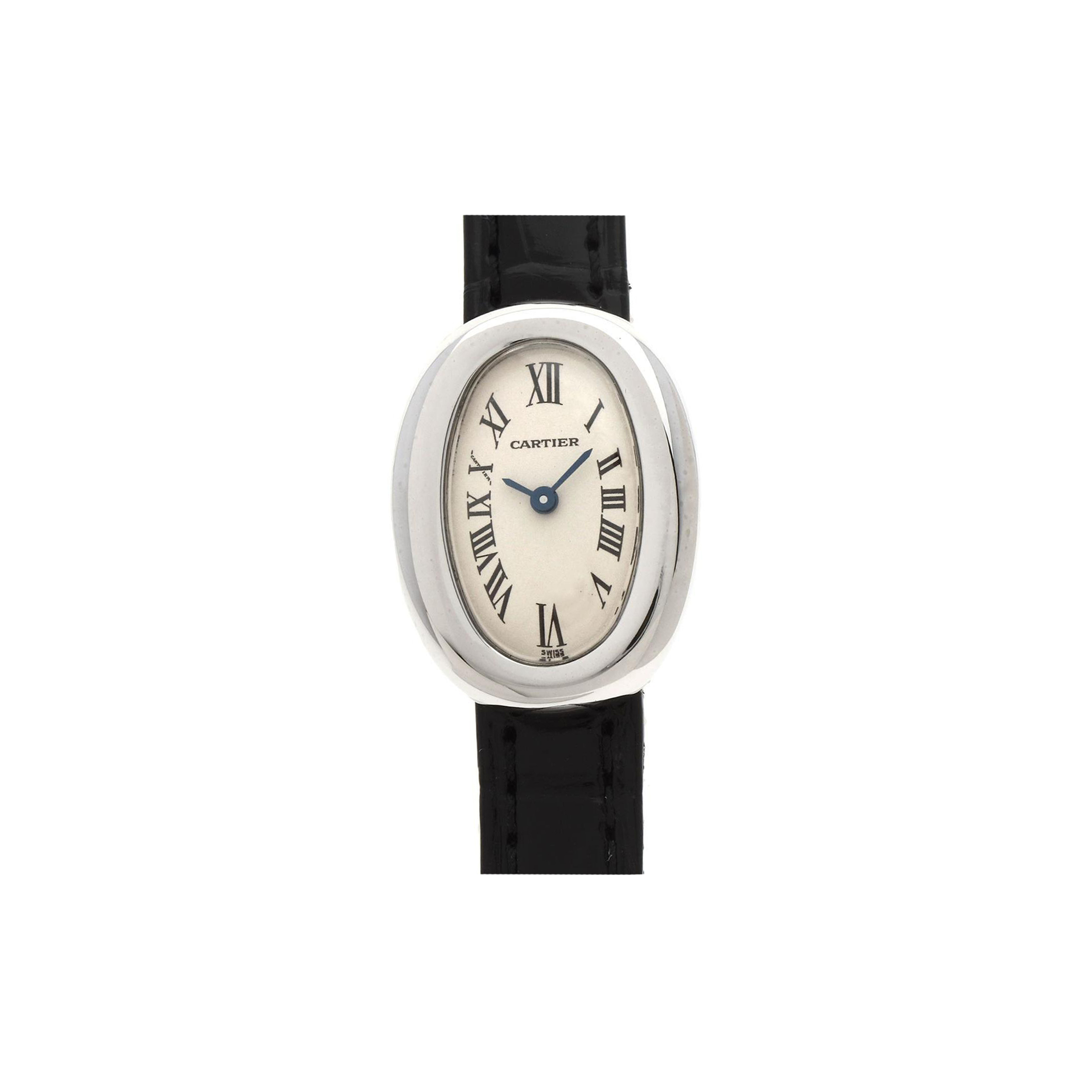 CARTIER BAIGNOIRE 24 MM WHITE GOLD WATCH W1518956